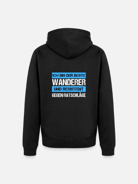 Vagabond résistant - Veste à capuche bio Premium Unisexe - noir