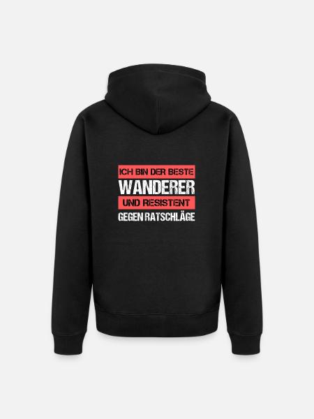 Vagabond résistant - Veste à capuche bio Premium Unisexe - noir
