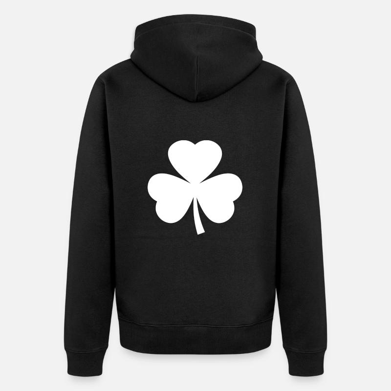 Cloverleaf - Veste à capuche bio Premium Unisexe - noir