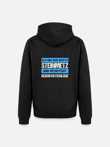 Resistant Stonemason - Unisex Premium Organic Zip Hoodie - black