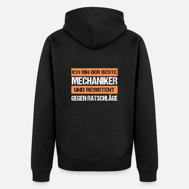 Mécanique résistante - Veste à capuche bio Premium Unisexe - noir