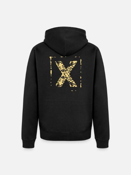 X Grunge - Unisex Premium Bio Zip Hoodie - Schwarz
