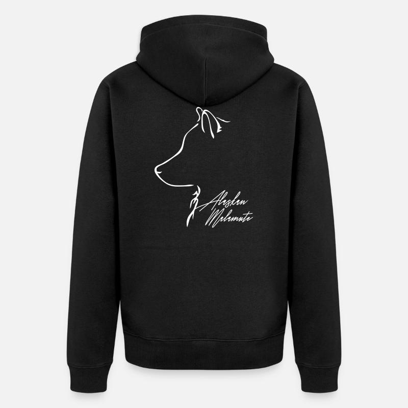 Malamute Profil E WILSIGNS - Veste à capuche bio Premium Unisexe - noir