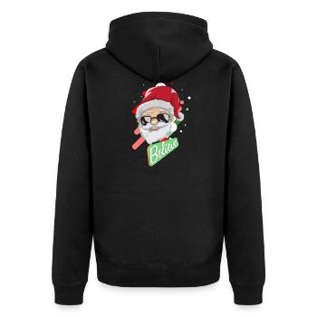 Santa Claus Santa Claus - Veste à capuche bio Premium Unisexe - noir - Dos - Nico (187cm)