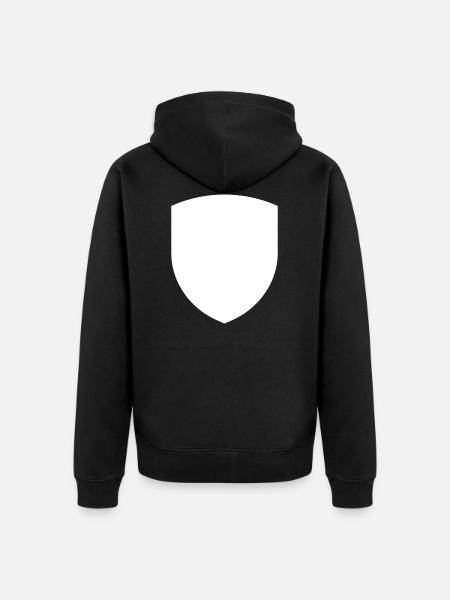 Wappen - Unisex Premium Bio Zip Hoodie - Schwarz