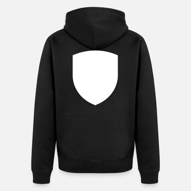 blason - Veste à capuche bio Premium Unisexe - noir