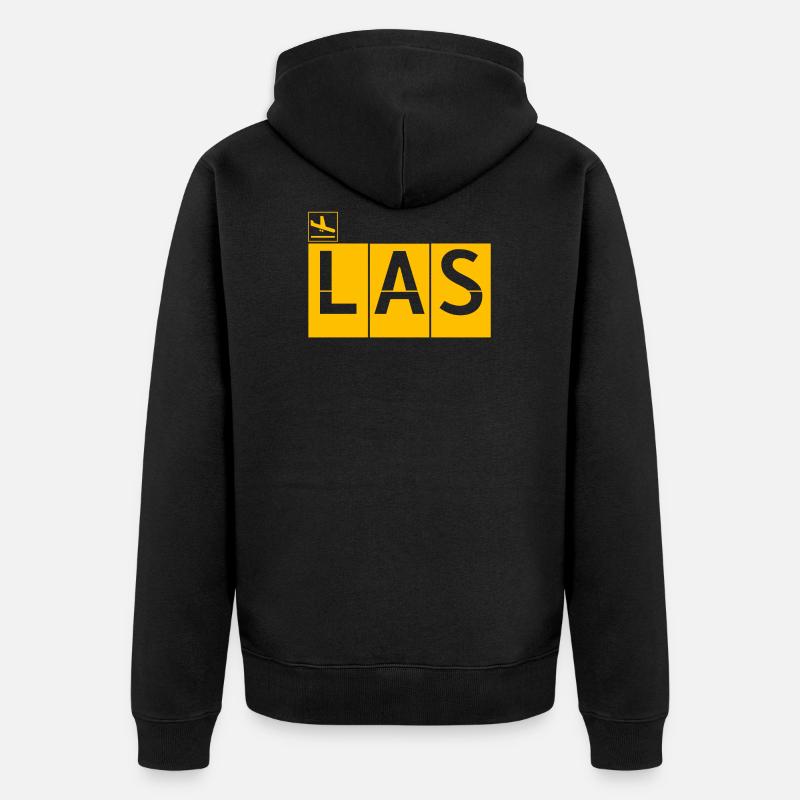 Las Vegas LAS - Veste à capuche bio Premium Unisexe - noir