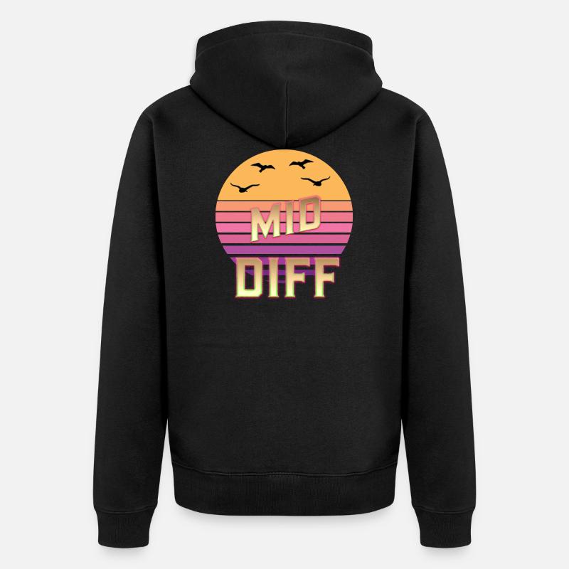 Mid,Supp,Adc,Top,Jgl,Jg Diff,Difference Legends - Veste à capuche bio Premium Unisexe - noir