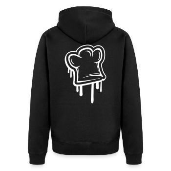 Cuisson de la bonnet - Veste à capuche bio Premium Unisexe - noir - Dos - Nico (187cm)