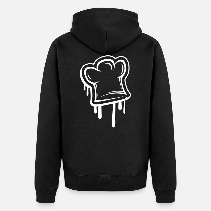 Cuisson de la bonnet - Veste à capuche bio Premium Unisexe - noir