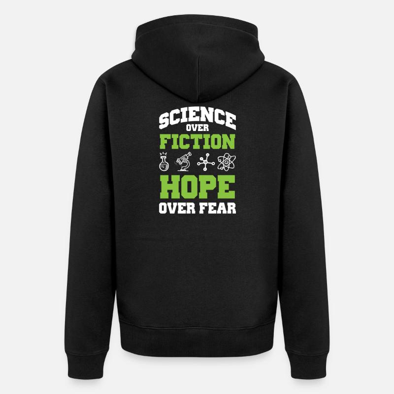 science science hoffnung - Veste à capuche bio Premium Unisexe - noir