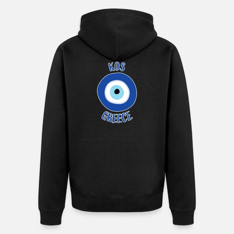 Nazar - Kos Grèce - Veste à capuche bio Premium Unisexe - noir