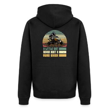 Quad Atv Motorsport - Veste à capuche bio Premium Unisexe - noir - Dos - Nico (187cm)