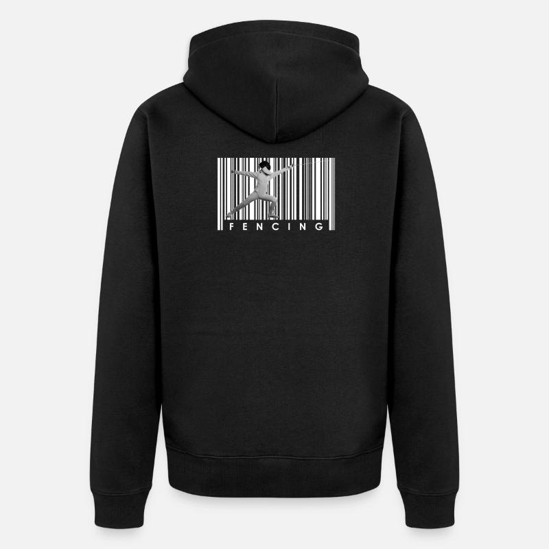 Escrime - Veste à capuche bio Premium Unisexe - noir