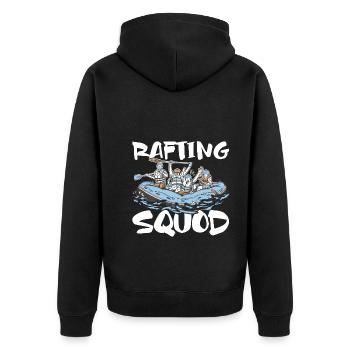 Tenue d’escouade de rafting pour les équipes de navigation de plaisance dans les montagnes - Veste à capuche bio Premium Unisexe - noir - Dos - Nico (187cm)