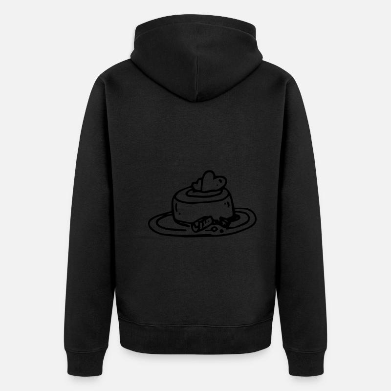 Dessert Praliné Confiserie - Veste à capuche bio Premium Unisexe - noir