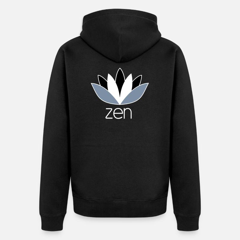 ZEN - Veste à capuche bio Premium Unisexe - noir