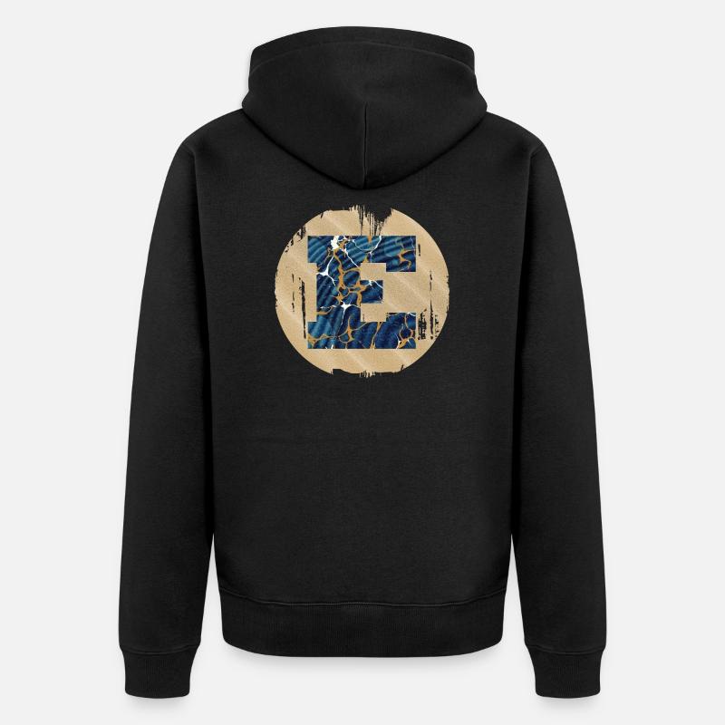 e 16 e - Veste à capuche bio Premium Unisexe - noir