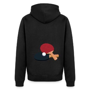 Raquette de tennis de table Types de poignées De tennis de table Table - Veste à capuche bio Premium Unisexe - noir - Dos - Nico (187cm)