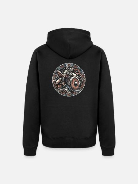 Viking - Veste à capuche bio Premium Unisexe - noir