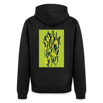 Camouflage Art Grüm Gaming - Veste à capuche bio Premium Unisexe - noir - Dos - Nico (187cm)