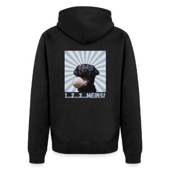 1...2...3...LE MIEN ! - Veste à capuche bio Premium Unisexe - noir - Dos - Nico (187cm)