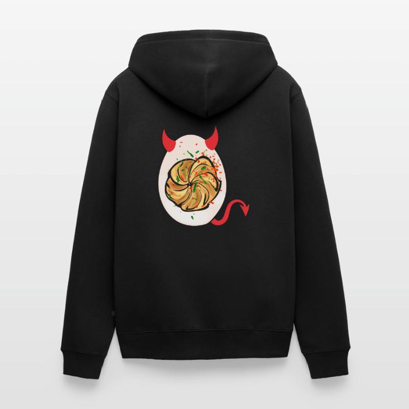 Stuffed Eggs Deviled Eggs Unisex Premium Organic Zip Hoodie