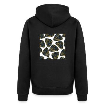 vêtement et accessoire - Veste à capuche bio Premium Unisexe - noir - Dos - Nico (187cm)