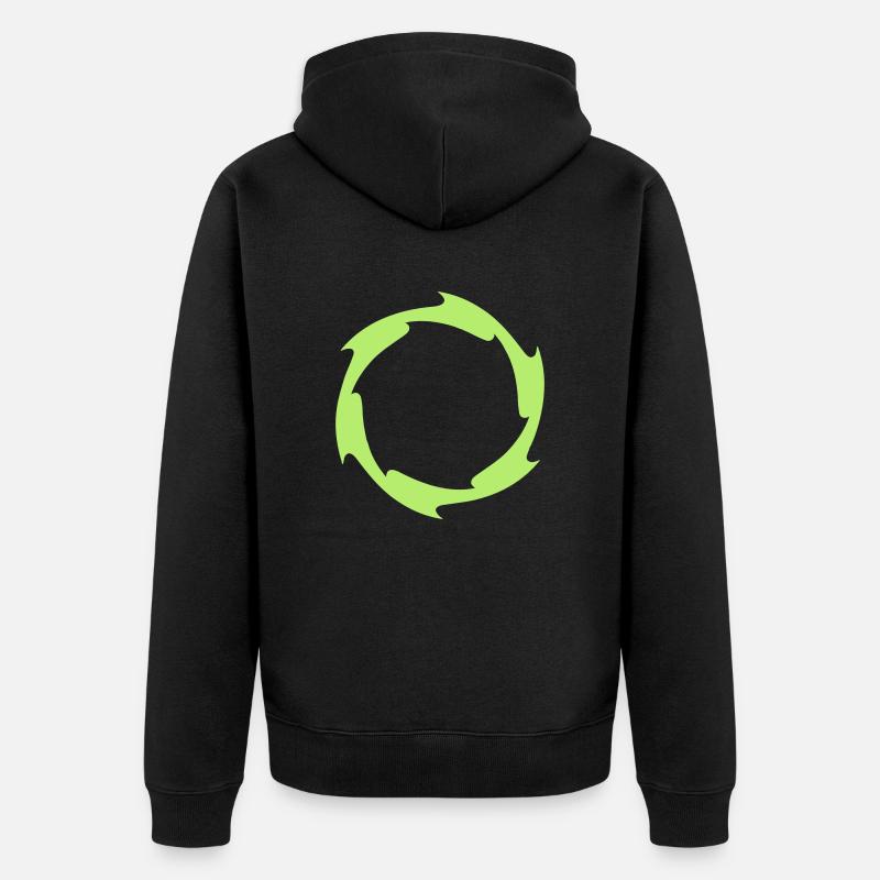 Fireball - Veste à capuche bio Premium Unisexe - noir