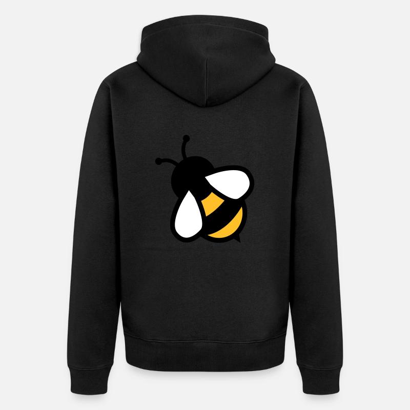 Biene Bee - Veste à capuche bio Premium Unisexe - noir