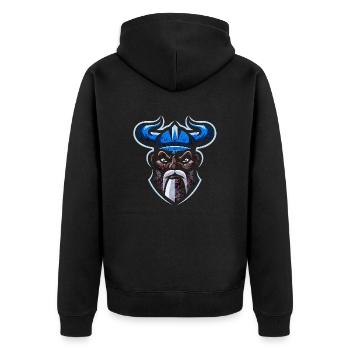 Emblème Viking Esports - Veste à capuche bio Premium Unisexe - noir - Dos - Nico (187cm)
