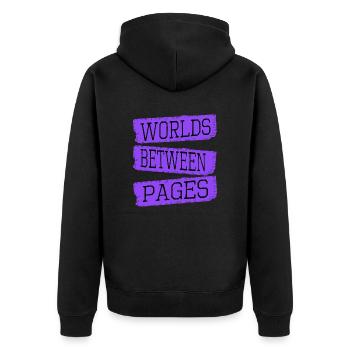 Habitudes de lecture Culture de lecture Cadeau Geek - Veste à capuche bio Premium Unisexe - noir - Dos - Nico (187cm)