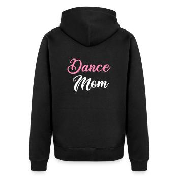 Tänzerin Tanzen Ballett-Tänzerin Ballerina Ballett - Unisex Premium Bio Zip Hoodie - Schwarz - Hinten - Nico (187cm)