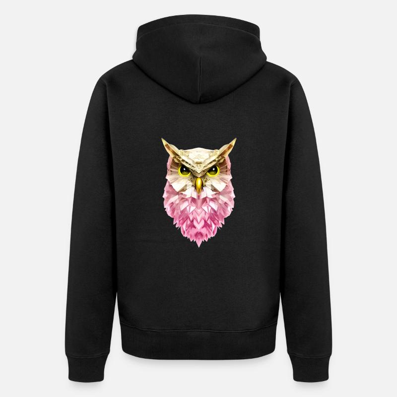 Oiseau de nuit - Veste à capuche bio Premium Unisexe - noir