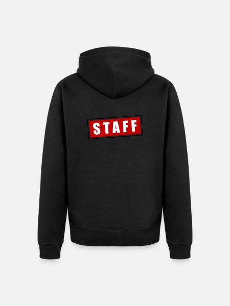 staff - Veste à capuche bio Premium Unisexe - noir