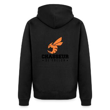 Chasseur de frelon Humour Frelon Asiatique Drôle - Veste à capuche bio Premium Unisexe - noir - Dos - Nico (187cm)