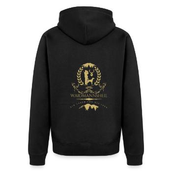 Jäger Spruch-Waidmannsheil Une vie consacrée à la chasse - Veste à capuche bio Premium Unisexe - noir - Dos - Nico (187cm)