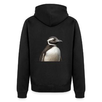 Pingouin - Veste à capuche bio Premium Unisexe - noir - Dos - Nico (187cm)