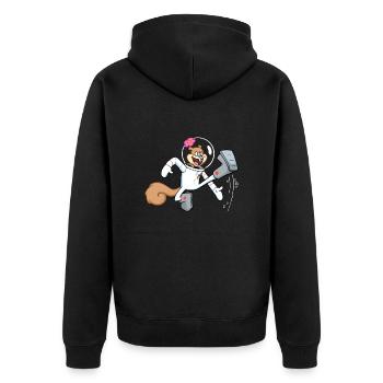 Bob l'Éponge Sandy Écureuil Design - Veste à capuche bio Premium Unisexe - noir - Dos - Nico (187cm)