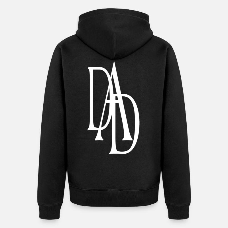DAD - Veste à capuche bio Premium Unisexe - noir