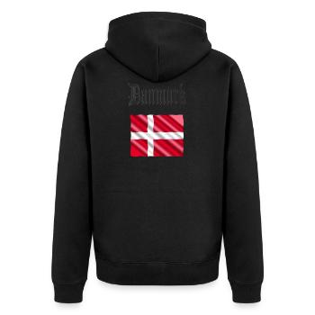 Danemark Design - Veste à capuche bio Premium Unisexe - noir - Dos - Nico (187cm)