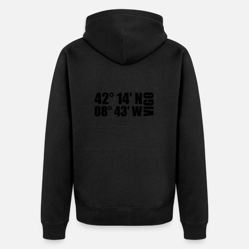 Coordonnées de Vigo - Veste à capuche bio Premium Unisexe - undefined