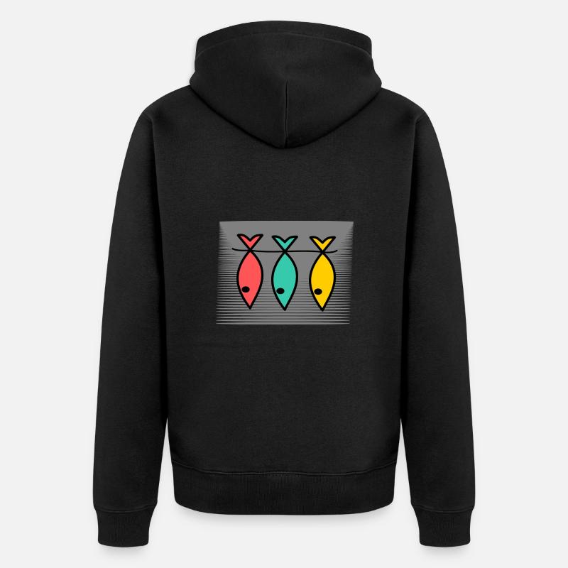 RETRAITE. RETRAITE. RETRAITEE. RETRAITE - Veste à capuche bio Premium Unisexe - noir
