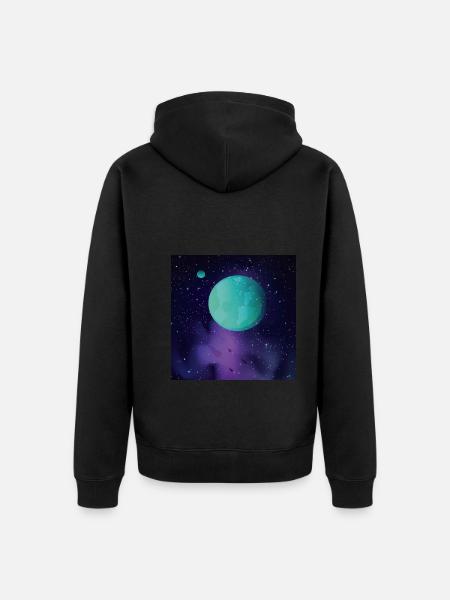 Terre - Veste à capuche bio Premium Unisexe - noir