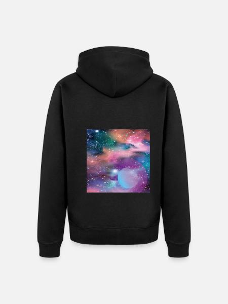 Mercury - Unisex Premium Organic Zip Hoodie - black