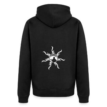 Pompiers - Veste à capuche bio Premium Unisexe - noir - Dos - Nico (187cm)