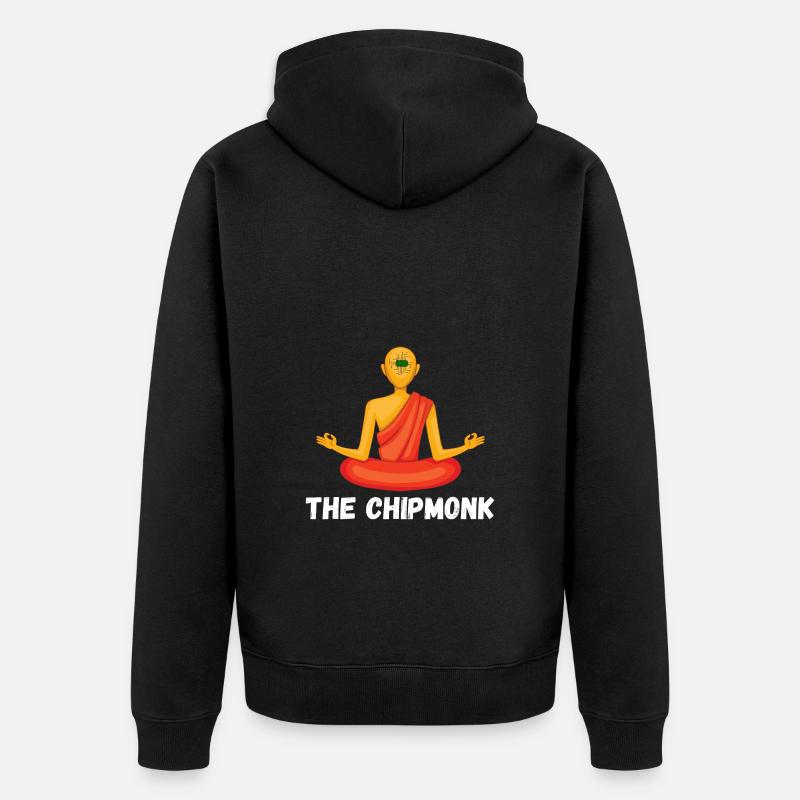Le Chipmonk - Veste à capuche bio Premium Unisexe - noir
