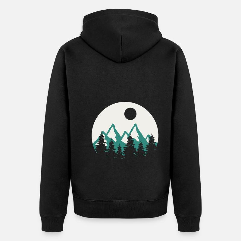 Voyager - Veste à capuche bio Premium Unisexe - noir