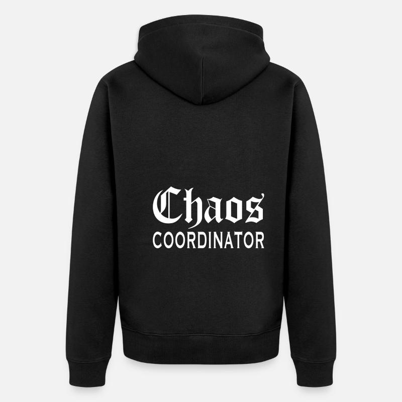 COORDINATEUR CHAOS - Veste à capuche bio Premium Unisexe - noir
