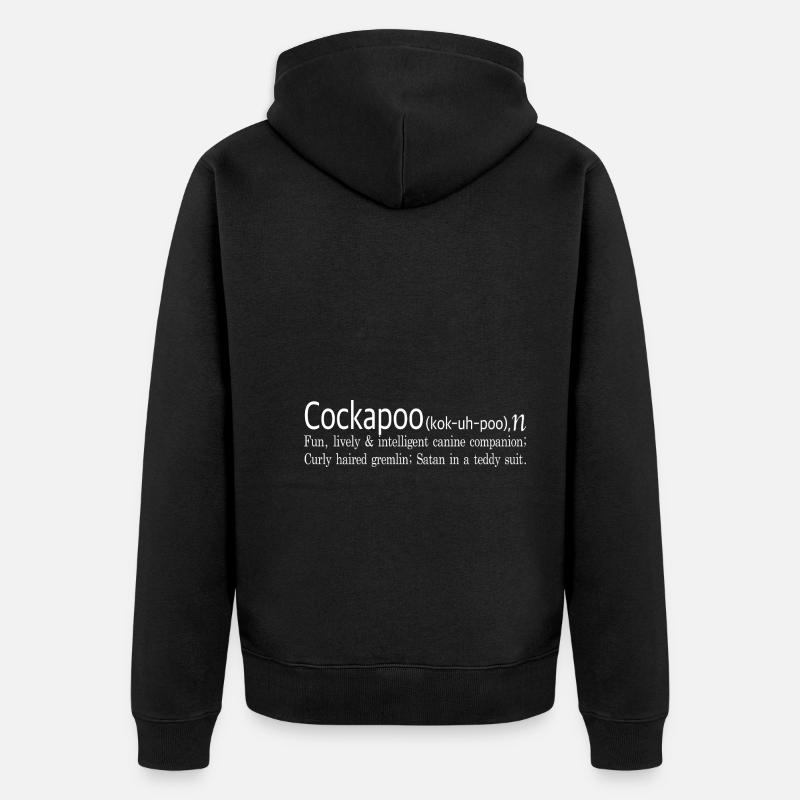 Cockapoo - Veste à capuche bio Premium Unisexe - noir